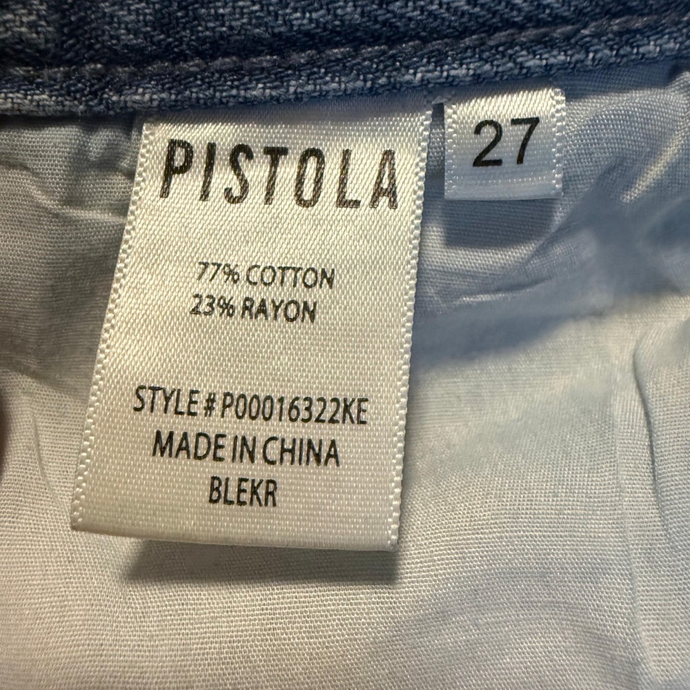Pistola Women's Distressed High-Waisted Jeans Size: 27 - Picture 5 of 6